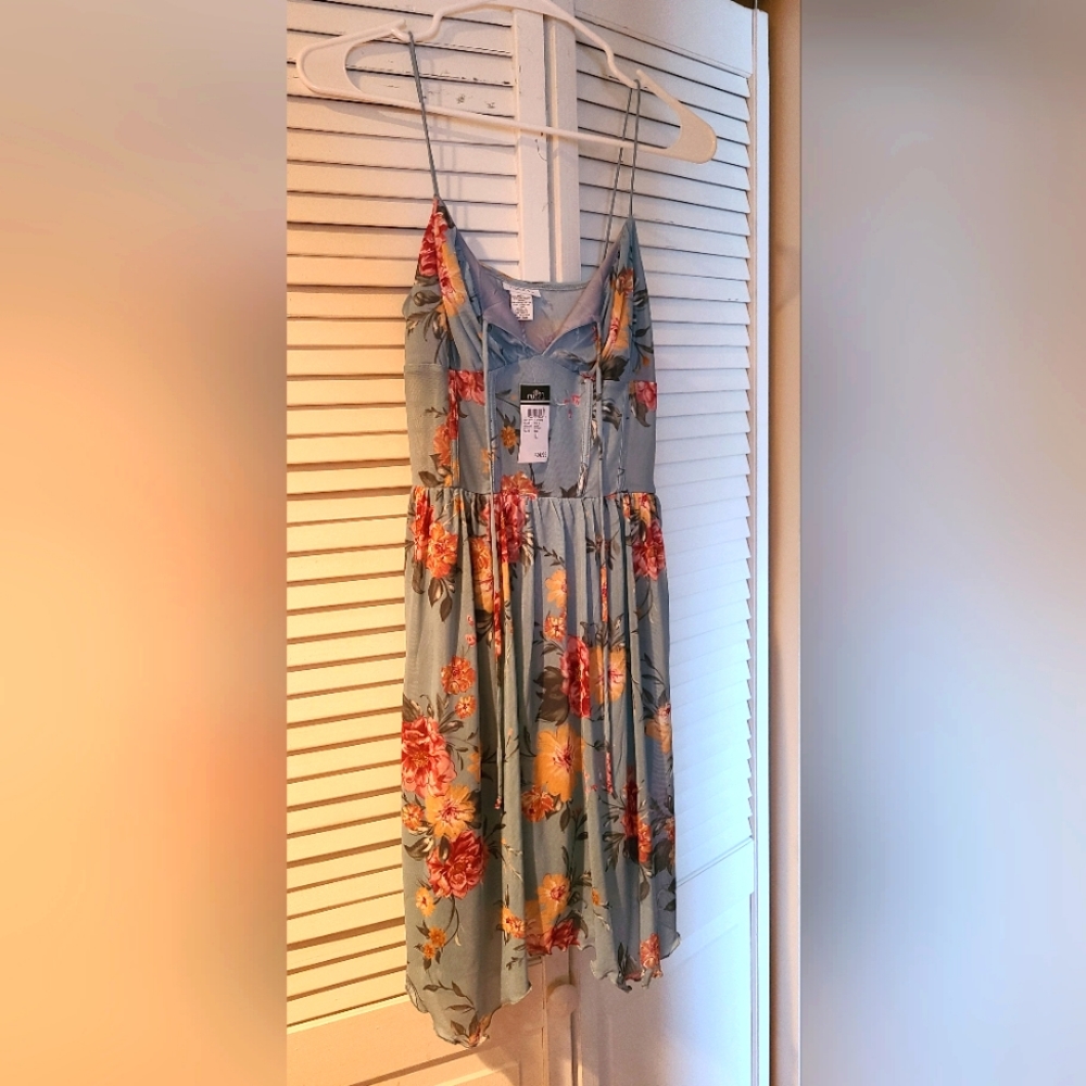 Blue Floral Summer dress